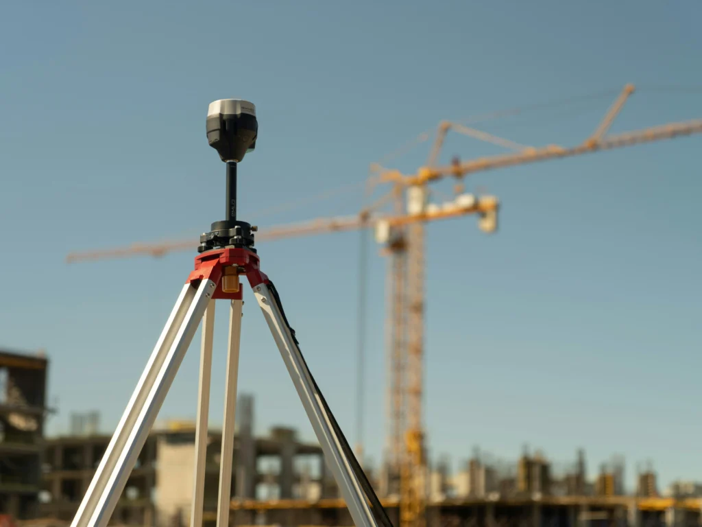 GPS and GIS equipment used for topographic land surveying and mapping