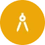Total station surveying icon