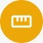 Layout and land demarcation survey icon